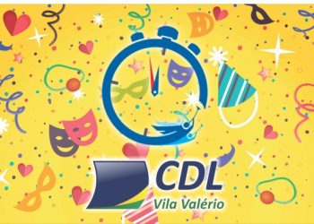 CDL de Vila Valério divulga horários do comércio no feriado de Carnaval