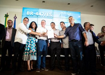 Governador participa da assinatura da ordem de serviço das obras de implantação da BR-447