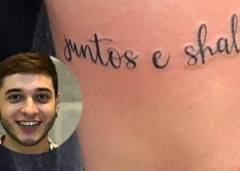 Capixaba tatua “juntos e shallow now” no braço e viraliza na internet