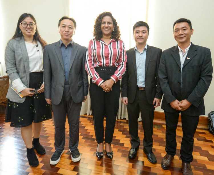 Governadora em exercício discute investimentos em reunião com cônsul da China