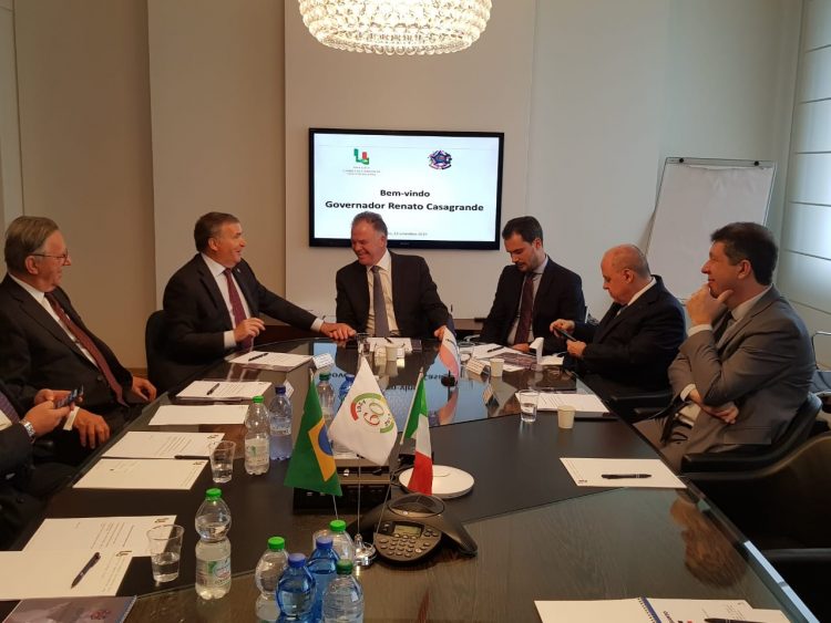 Governo do Espírito Santo firma acordo com Câmara de Comércio Ítalo-Brasileira