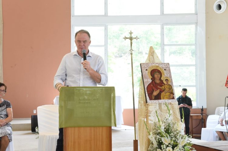 Novo acesso ao Santuário Nossa Senhora da Saúde é inaugurado em Ibiraçu