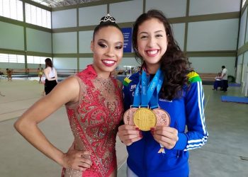 Conjunto de Ginástica Rítmica do Brasil conquista vaga para Olimpíada com duas capixabas na equipe