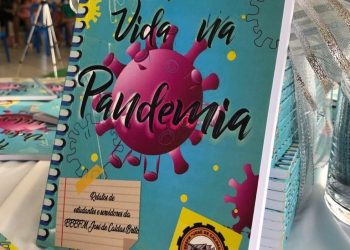 Escola de Linhares lança livro sobre pandemia