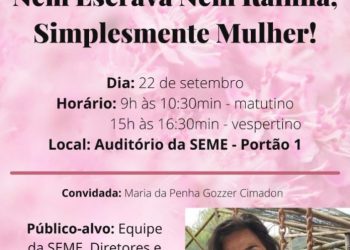 Educação desenvolve ações de combate à violência contra a mulher
