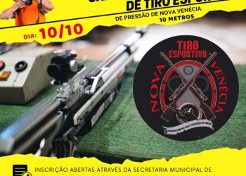 Inscrições abertas para a 2° Etapa do Campeonato Municipal de Carabina de Pressão