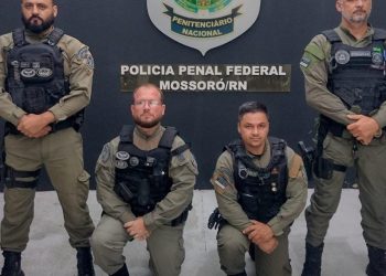 A convite de André Garcia, policiais penais do ES reforçam a segurança do presídio federal de Mossoró