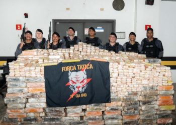 A Polícia Militar realizou uma das maiores apreensões de maconha no ES