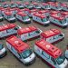 Governo entrega 156 novas ambulâncias para a frota do Samu