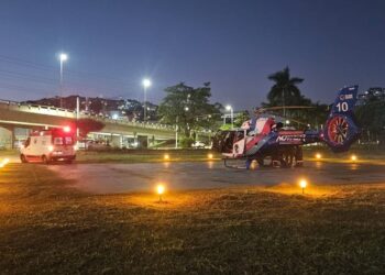 Aeronaves do Notaer voltam a pousar no heliponto da Rodoviária de Vitória