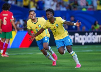 Vinicius Jr. completa 50 jogos pela Seleção Brasileira